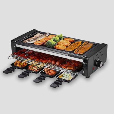 China Hot Selling New Design BBQ Grill Household BBQ Grill Electric Touch Electric Indoor Hot Smokeless BBQ Adjustable Temperature for sale