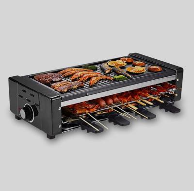 China Household Electric Indoor BBQ Stick Grill Electric Smokeless BBQ Machine Multiple Non Class With Adjustable Temperature for sale