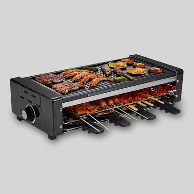 China Household Multifunctional Easy Clean Electric Smokeless BBQ Grill Healthy Indoor and Portable Smokeless BBQ Grill for sale