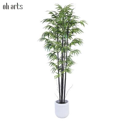 China Natrual Decorative Wholesale Outdoor Artificial Bamboo Plants Garden Artificial Bamboo Tree for sale