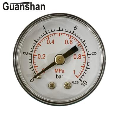 China 145psi pressure gauge, 1.5 inch 40 connection back pressure gauge for sale