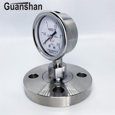 China process industry diaphgram seal pressreu gauge all ss pressure gauge Y63BF-ML for sale