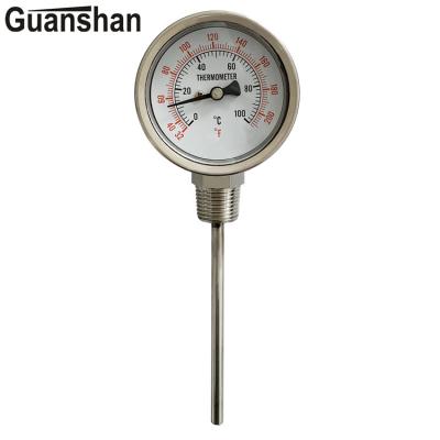 China thermometer -20~600 (customized) 63mm high quality black steel industrial bimetal 63mm; 3