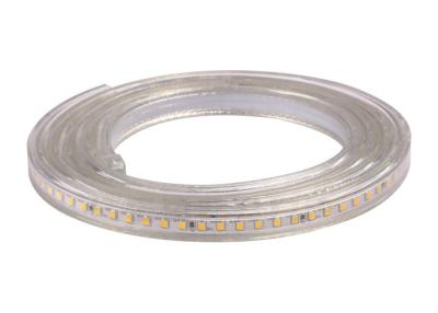 China 10W / M  2835 120LED Ceiling High Voltage Flexible LED Strip Warm White CE RoHS 110 / 220V for sale