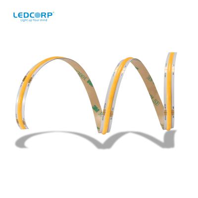 China LEDCORP Row to Row New COB led strip 8w IP20 IP65 IP68 rating 24V 5m/roll Decoration Lighting for sale