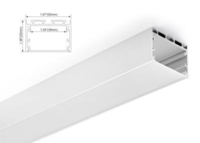 China 50mm x 35mm Aluminum Profile LED Linear lighting with Led Strip Recessed or Pendant or Surface mounted type for sale