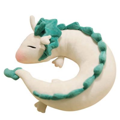 China Anti-static Popular Cute Cartoon Design Dragon Travel Neck Pillow For Home Decor And Car Animal Traveling for sale