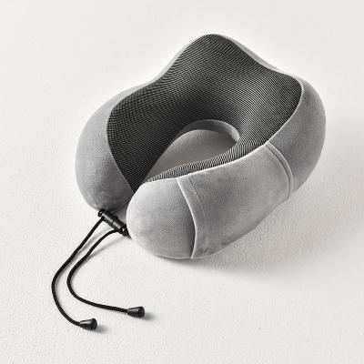 China Hot Sale 2021 Magnetic Travel Neck Pillow Custom Logo U Shaped Memory Foam Pillow for sale