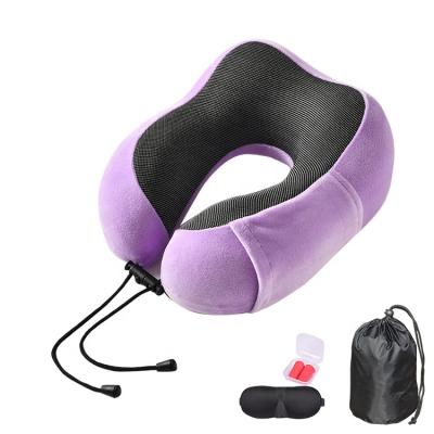 China Magnetic adjustable nap cojin de descanso de Para el coche de viaje d'almohada de cuello de viaje d'espuma de memoria de forma d'U for sale