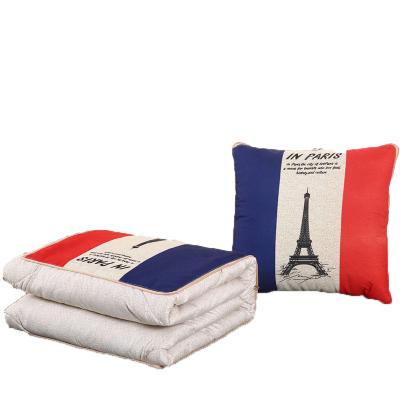 China Custom Paris France Anti-Static Style Print Pillow Cover for sale