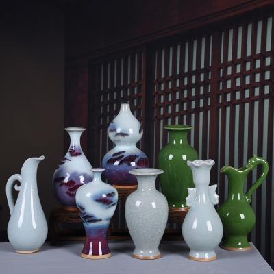 China The kiln changed the vase Jun Porcelain Decoration Vase Home antique than the decoration vase living room delight the decorative ceramic vase for sale