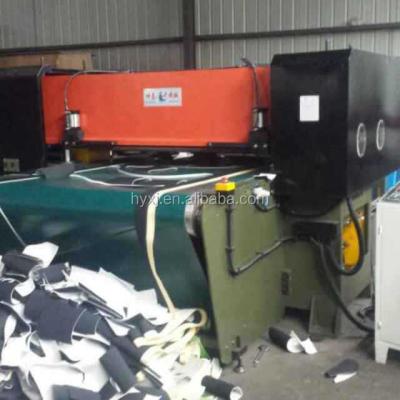 China Flat Hydraulic Cutting Machine for Leather Scraps 100T for sale