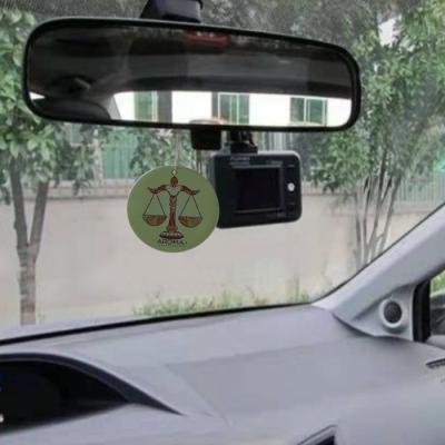 China Window Sticker Car Air Freshener Perfume Customized Hang Tag Child Like Horse Card Scented Car for sale