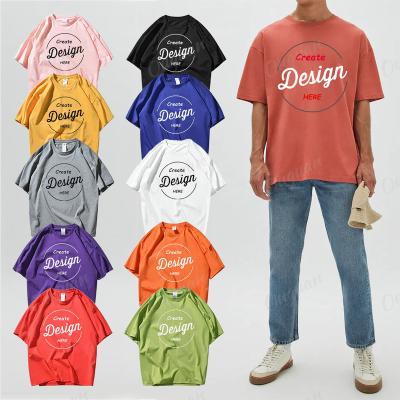 China First Class Quality Breathable Cotton, Custom Logo Men Printing T-shirt Custom Printing Simple Oversized T Shirt for sale