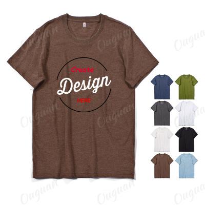 China Wholesale Unisex Anti-Wrinkle Plain Cotton Tee Shirts T-Shirts Custom 100% OEM Blank Printing With Logo Design Sublimation Men T Shirt for sale