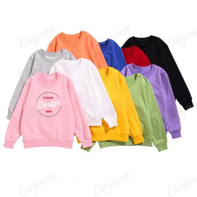 China custom made unisex pink Jumper Plain Hoodies Women Print Terry Men Black Oversized Anti-wrinkle Hoodie Cotton Crewneck French Sweatshirt Crewneck for sale