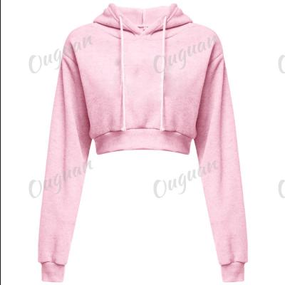 China Anti-Wrinkle Women Hoodies Sweatshirt Cotton Fleece Tracksuit Sports Sweatshirt Sexy Winter 100% Loose Casual Jumper Feminino for sale