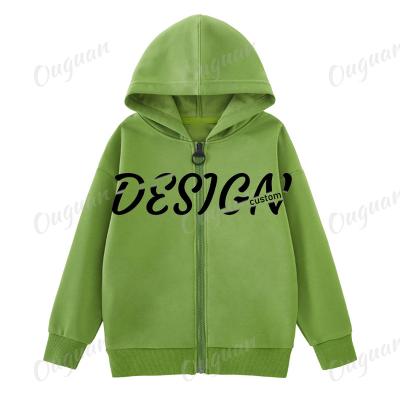 China Breathable Zipper Solid Custom Printing Hoodies Kids For Boys Clothes Spring Autumn Sweatshirt Boys Coats Kids Spring for sale