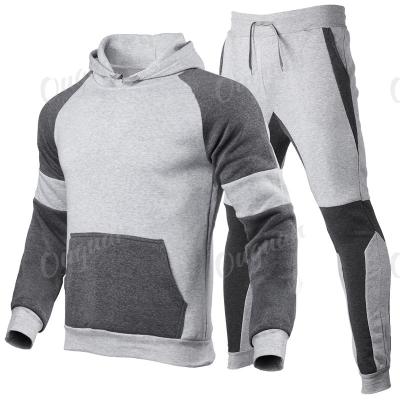 China Breathable Autumn 2 Piece Thick Sweat Pant And Hoodie Sets Jogging Suits For Men Crop Mens Tracksuit Suits Two Piece for sale