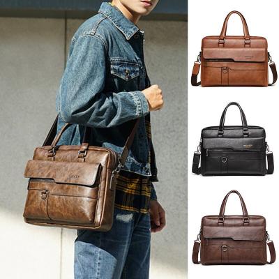 China Factory OEM Computer Bolsa Para Netbook Shockproof Notebook Waterproof Real Genuine Leather Lap Top Tote Tasche Laptop Shoulder Bag For Men for sale