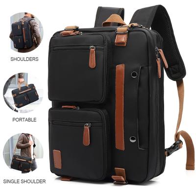 China BUBM Nylon 15 17 Inch Messenger Waterproof Nylon Laptop Bag Convertible Tote Briefcase Backpacks Laptop Bags Custom Made For Men for sale