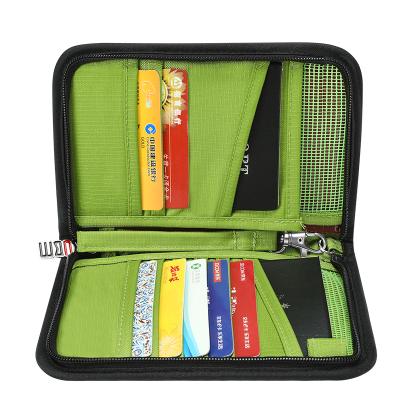 China BUBM Fabric Travel Passport Holder Waterproof Shockproof Dustproof Nylon Bag with Hand Strap for Phone Cards Notepads Trace for sale