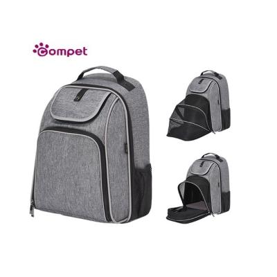 China COMPET Autumn Winter Luxury Travel Kanpsack Breathable Pet Carrier Bag Backpack for sale