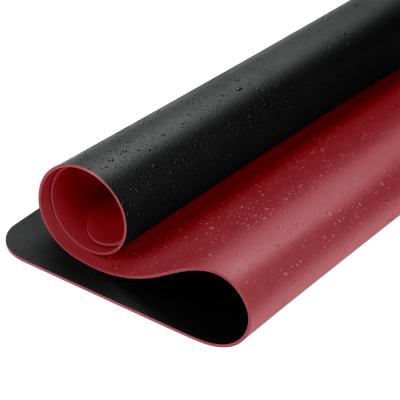 China 100% Eco-Friendly BUBM Custom Logo Black And Red Multicolor Computer Or Desk CPU Leather Large Desk Mat Pad for sale