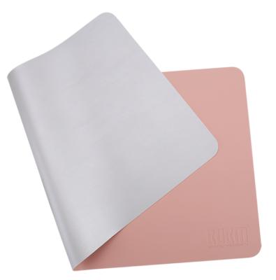 China 100% Eco-Friendly BUBM Double Side PU Desk Pad OEM Desk Pad Large Full Size Mouse Pad XXL For Home Office for sale