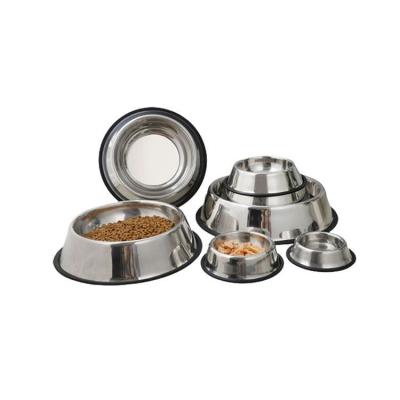 China Good Quality 201 Stainless Steel Cat Dog Water Bottle Food Holder Pet Bowl 2022 Pet Products for sale