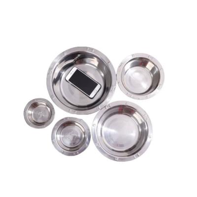 China 201 Stainless Steel Success Pet Products Stainless Steel Double Cat Dog Wide-Brimmed Pet Bowl for sale