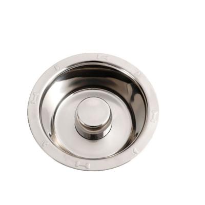 China Luxury Pet Products Rounded Stainless Steel Slow Feeder Pet Wheels Rounded for sale