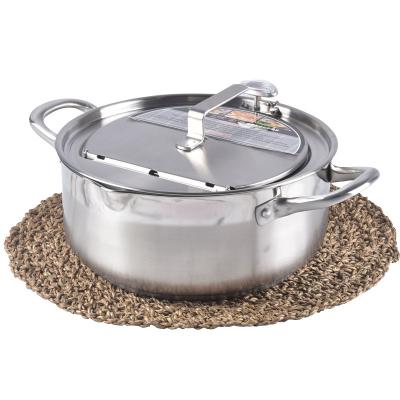 China Factory Wholesale Single Pot Stainless Steel Frying Pot With Temp Control for sale