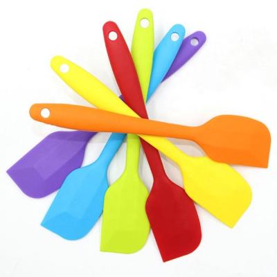 China High Quality Disposable Mini Silicone Spatula Multicolor Food Grade Eco-friendly Spatula for sale