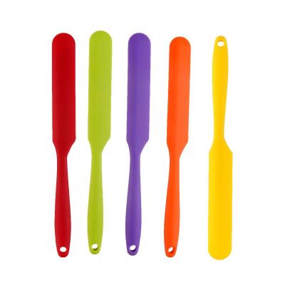 China Disposable Type Scraper Blade Silicone Butter Scraper Easy Demoulding Body Butter Spatula for sale