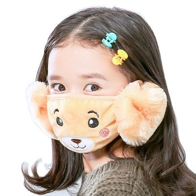 China Wholesale New Children Cartoon Cute Ear Teddy Bear Students 2 In 1 Thermal for sale