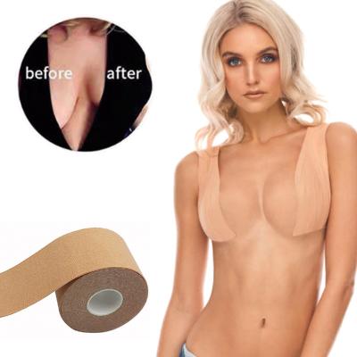 China Manufacturer Fashion Sticker Breast Lift Tape Lift Tape Women Nude Black Beige Disposable Breast Lift Tape Gaff Tape for sale