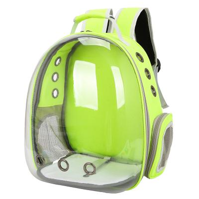 China Viable Travel Approved Portable Airline Pet Carrier Pet Carrier Backpack Transparent Capsule for sale