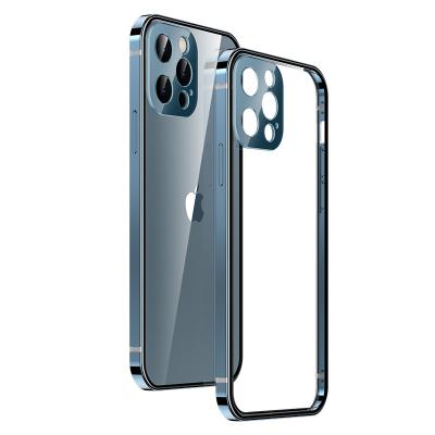 China Waterproof Shockproof Aluminum Alloy Shockproof Metal Phone Case For Apple iPhone 13 Pro Max 12Pro Metal Armor Phone Case for sale