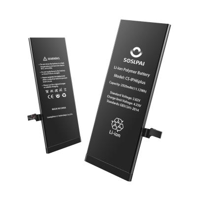 China Original Soslpai Cell Phone Mobile Phone Battery 2920mAh (11.12Wh) Long Life Battery For iphone 6 plus for sale