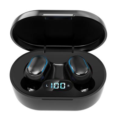 China Magnetic Suction Bass Earphone Sports Earbuds High Quality Waterproof LED Wireless Headphones Earbuds for sale