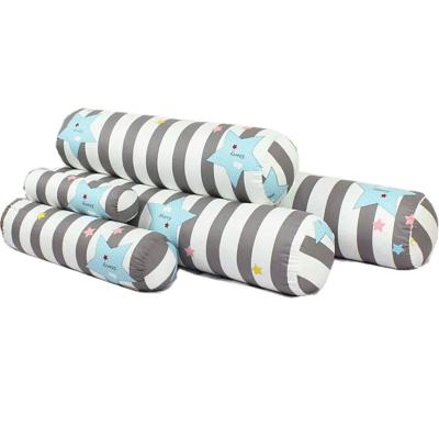 China Custom Folded Sublimation Printing Roll Cylinder Bolster With Removable Washable Cover Natural Velvet Body Pillow Case for sale