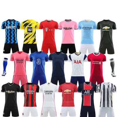 China Shirts & MC Thailand Paris Argentina Soccer Kit Soccer Jersey Tops And Soccer Uniform Custom 20-21 for sale