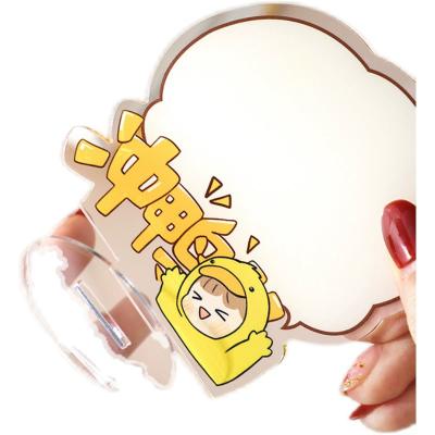 China Anime Custom Mini Desktop Display Print Custom Shaped Transparent Acrylic Plastic Standee for sale