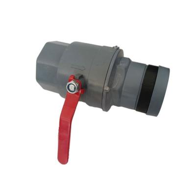 China Plug in China Manufacturer Custom Diameter 50-110 Tubing Quick Irrigation Plastic Valve Connector for sale