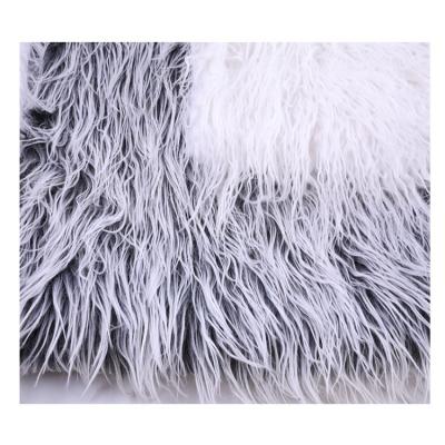 China Wholesale Winter Cloth Plush Toy Cloth Long Wool Two Color Falling Artificial Fur Cloth for sale