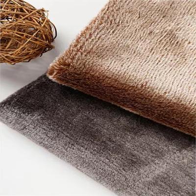 China Velvet Monochrome Wool Tip Dyed Cut Fabric Dye Dyed Fur for sale