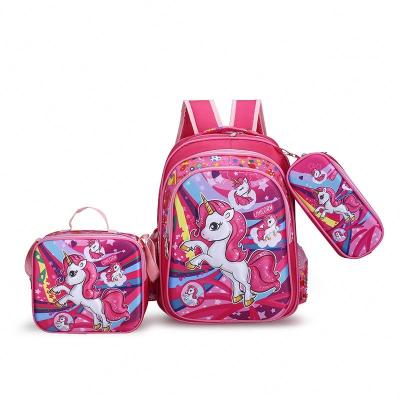 China School Bag Set Cartoon Princess Unicorn Cute Backpack Waterproof Customizable Hot Selling School Bags for sale