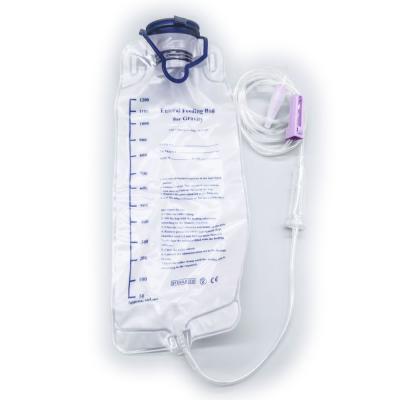 China Single Use Medical Grade PVC Disposable Pump Type Disposable Medical Enteric Feeding Bag From China Supplier for sale