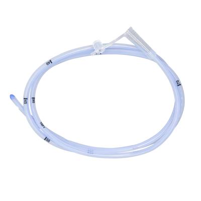 China Single 8fr Single Use - 20fr 100% Medical Grade Silicone Medical Stomach Sizes Nasogastric Tube for sale